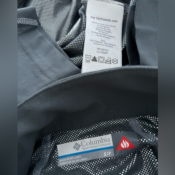 COLUMBIA OMNI-HEAT THERMAL REFLECTIVE GRAY LIGHT WEIGHT JACKET SIZE S/P - Picture 17 of 17